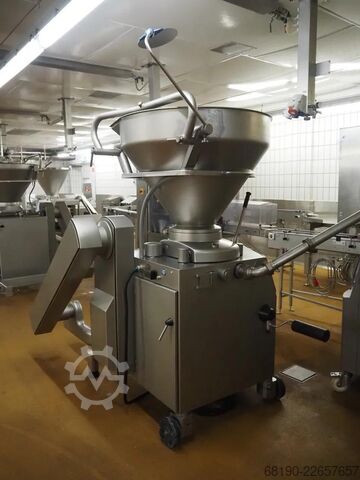 Linha de enlatamento (até 2000 latas/h) Handtmann / Stiller VF830+Verbufa+STA2000