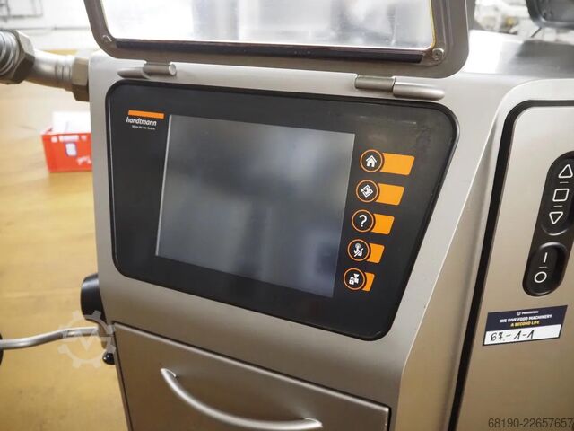 Linha de enlatamento (até 2000 latas/h) Handtmann / Stiller VF830+Verbufa+STA2000