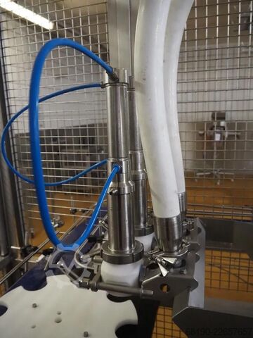 Linha de enlatamento (até 2000 latas/h) Handtmann / Stiller VF830+Verbufa+STA2000