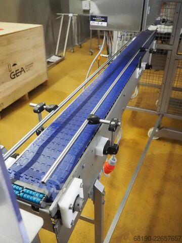 Linha de enlatamento (até 2000 latas/h) Handtmann / Stiller VF830+Verbufa+STA2000