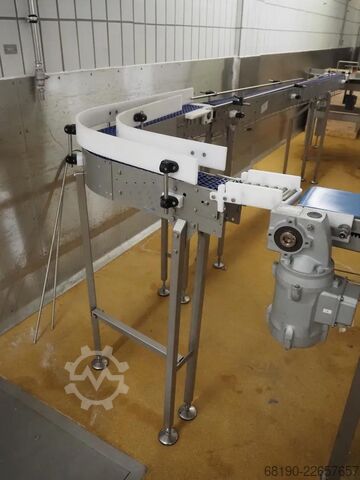 Linha de enlatamento (até 2000 latas/h) Handtmann / Stiller VF830+Verbufa+STA2000