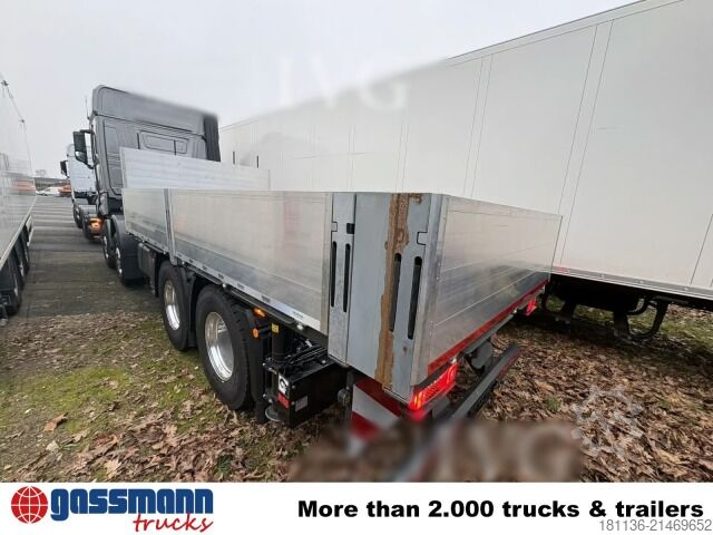 Lastbil med flak Mercedes-Benz Arocs 3251 L 8x4/4, Retarder, BigSpace, Navi,