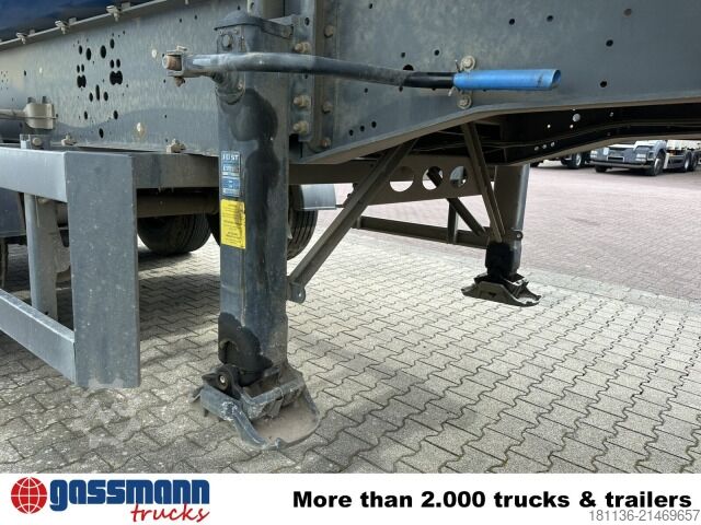 Polpriklopnik kiper Schmitz SKI 24 SL 8.2, Liftachse, Stahlmulde ca. 28m³