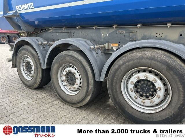 Polpriklopnik kiper Schmitz SKI 24 SL 8.2, Liftachse, Stahlmulde ca. 28m³