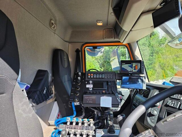 道路清掃車 DAF XB 210 Kehrmaschine wie neu Brock VS4 Kehraufbau