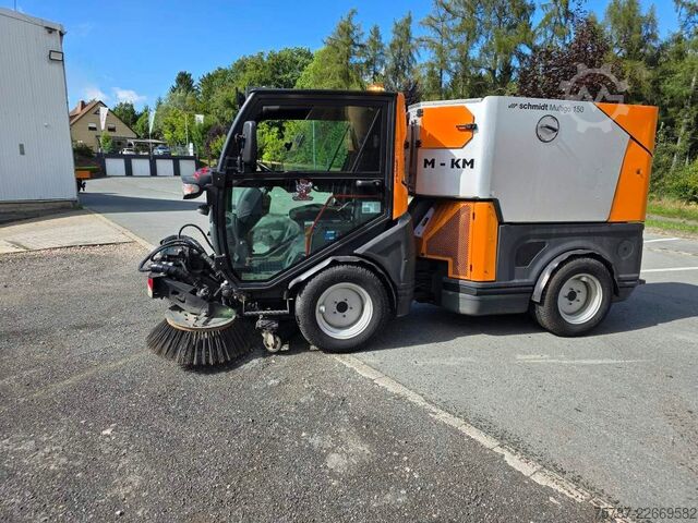 Balayeuse de voirie SCHMIDT Schmidt Aebi Flexigo150,Besen,Streuaufbau,Schild