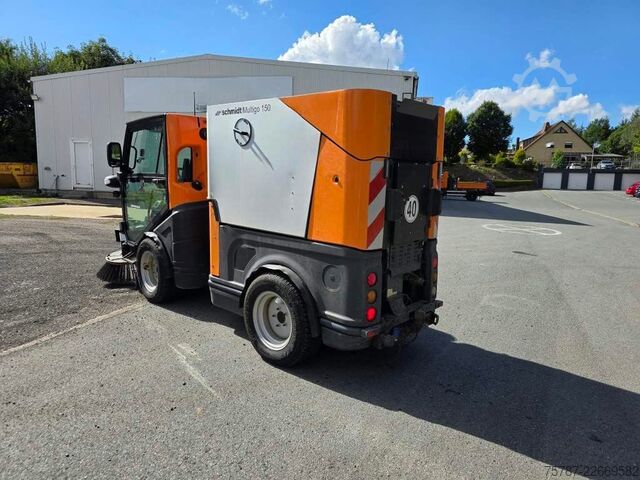 Balayeuse de voirie SCHMIDT Schmidt Aebi Flexigo150,Besen,Streuaufbau,Schild