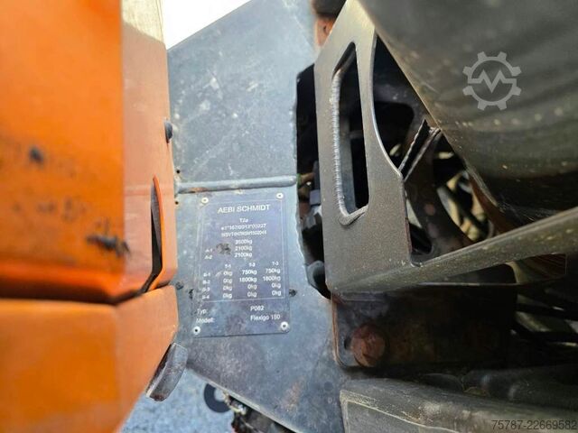 Balayeuse de voirie SCHMIDT Schmidt Aebi Flexigo150,Besen,Streuaufbau,Schild