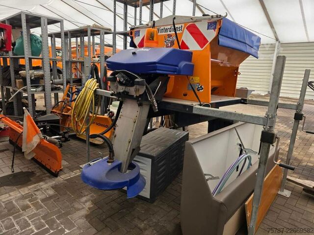 Balayeuse de voirie SCHMIDT Schmidt Aebi Flexigo150,Besen,Streuaufbau,Schild