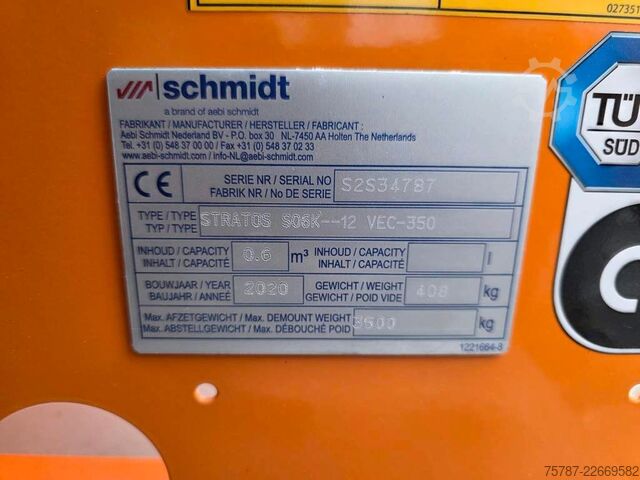 Balayeuse de voirie SCHMIDT Schmidt Aebi Flexigo150,Besen,Streuaufbau,Schild