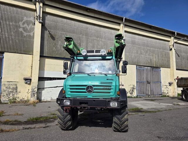 Châssis de camion UNIMOG U5000 4x4 Chassis, Standklima, 4374/45
