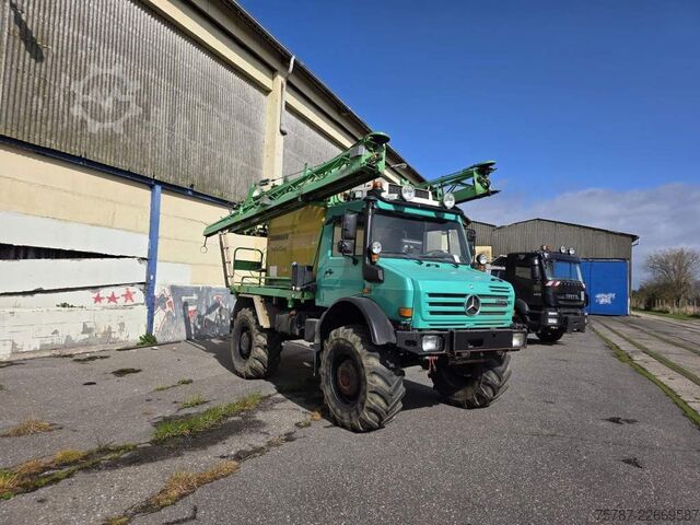 Châssis de camion UNIMOG U5000 4x4 Chassis, Standklima, 4374/45