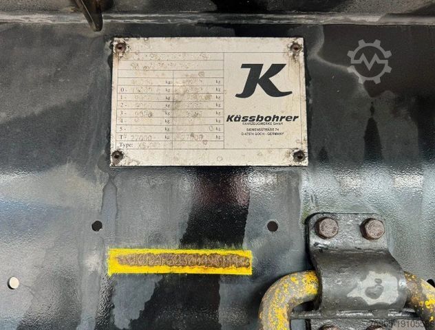 Open oplegger met zeil  Other KAESSBOHRER  MAXIMA   DRUM BRAKES     SLID