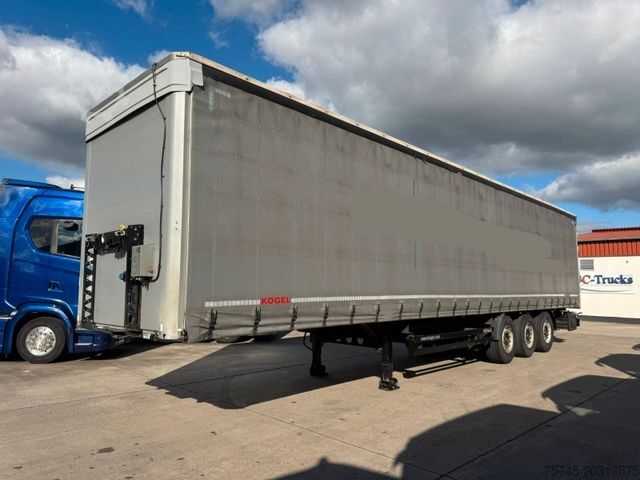 带篷布的开放式半挂车 KÖGEL SN24 * * 2 X LIFTACHSE * SAF * GUT BETREIFT