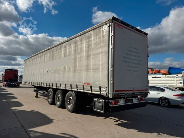 带篷布的开放式半挂车 KÖGEL SN24 * * 2 X LIFTACHSE * SAF * GUT BETREIFT
