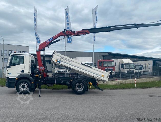 Auto-dizalica montirana na kamionu MAN TGM 18.320 /4x2/BL/Meiller/Kipper/Kran/15 m/ Neu