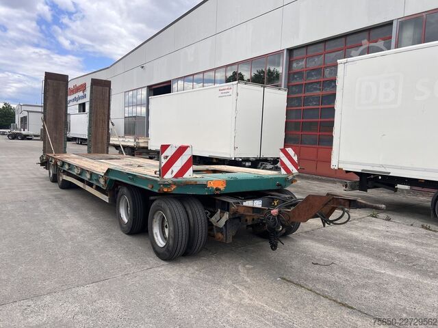 Полуприколка со ниско лежиште Humbaur HTD 409525-4A  4 Achs Tiefladeranhänger