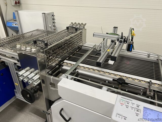 Stroj za zgibanje in zgibanje Heidelberg Stahlfolder + Popp Maschinenbau SRT + MWS