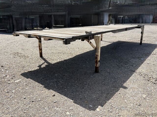 可更换平台车厢 Wecon Verzinkte 7,82m Plattform niedrig 150 mm