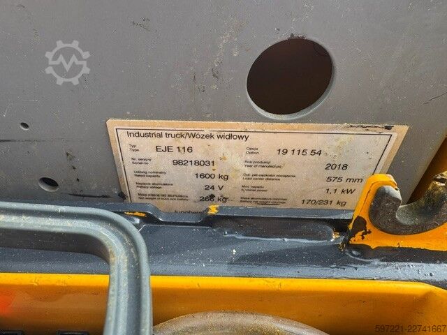 Electric Pallet Trucks Jungheinrich EJE 116