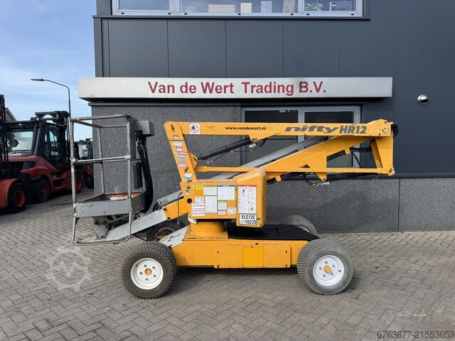 Nifty HR12 NE knækarm lift 4x2, elektrisk, 2012, 12 m arbejdshøjde NIFTYLIFT HR12 NE Knikarmhoogwerker 4x2 Elektrisch 2012 12M werkhoogte