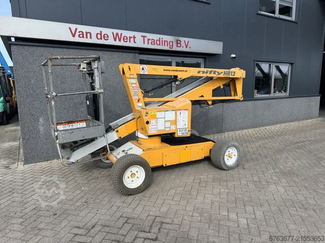Nifty HR12 NE knækarm lift 4x2, elektrisk, 2012, 12 m arbejdshøjde NIFTYLIFT HR12 NE Knikarmhoogwerker 4x2 Elektrisch 2012 12M werkhoogte