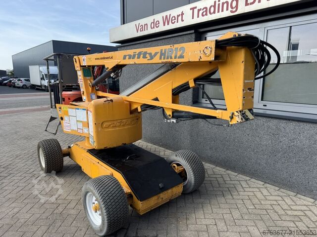 Nifty HR12 NE knækarm lift 4x2, elektrisk, 2012, 12 m arbejdshøjde NIFTYLIFT HR12 NE Knikarmhoogwerker 4x2 Elektrisch 2012 12M werkhoogte