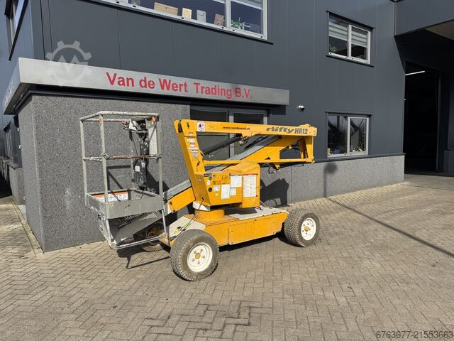 Nifty HR12 NE knækarm lift 4x2 elektrisk, 2011, 12 meter arbejdshøjde NIFTYLIFT HR12 NE Knikarmhoogwerker 4x2 Elektrisch 2011 12M werkhoogte