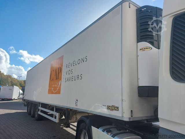 Trailer pendingin CHEREAU CD382 Tiefkühlauflieger-Carrier Maxima-SAF-Fleis