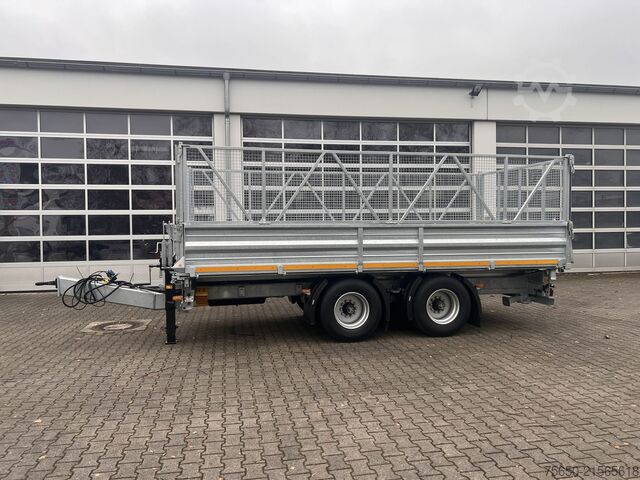 Ανατρεπόμενο ρυμουλκούμενο Möslein TTD 19 AB  19 t Tandemkipper Tieflader, BreitbereifungGitteraufsatz