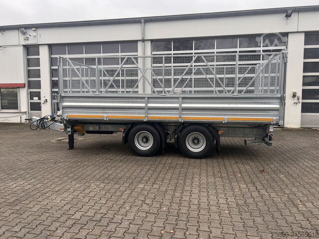 Ανατρεπόμενο ρυμουλκούμενο Möslein TTD 19 AB  19 t Tandemkipper Tieflader, BreitbereifungGitteraufsatz