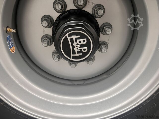 Ανατρεπόμενο ρυμουλκούμενο Möslein TTD 19 AB  19 t Tandemkipper Tieflader, BreitbereifungGitteraufsatz