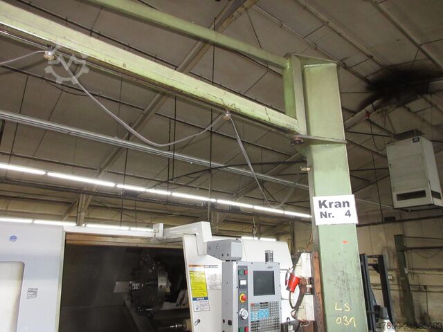 Кран со стрелой на опоре Кран с поворотной стрелой Цепная таль Abus LS Kran Drehkran Hallenkran 125KG Abus Kettenzug L 3m NL 125Kg H 3m