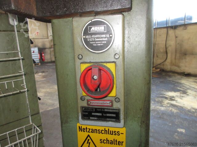 Кран со стрелой на опоре Кран с поворотной стрелой Цепная таль Abus LS Kran Drehkran Hallenkran 125KG Abus Kettenzug L 3m NL 125Kg H 3m