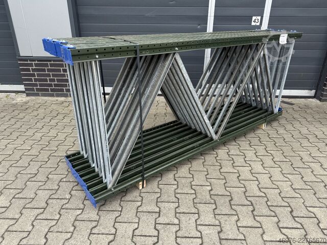 2.710 x 1.050 mm / Profils : 76,2 x 74,7 x 2,3 mm Jung Heinrich Esmena Palettenregalständer Regalständer Regal