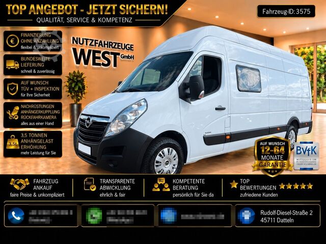 Фургон з високим дахом OPEL Movano Maxi XXL Hoch+Lang*L4-H3*Garantie*