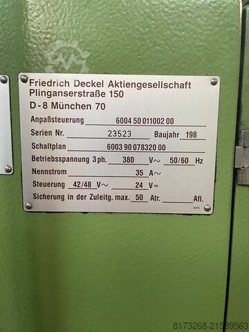 универсальный обрабатывающий центр DECKEL FP3 CC/T