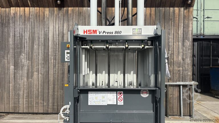 Paper baler, paper compactor, press HSM V-Press 860 Plus