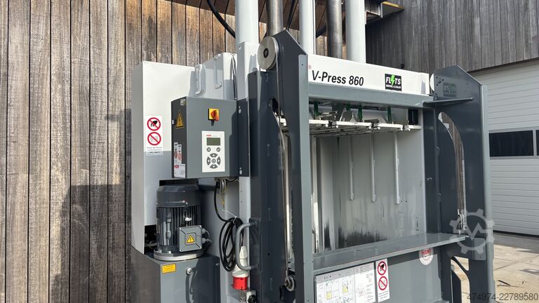 Paper baler, paper compactor, press HSM V-Press 860 Plus