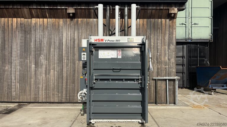 Paper baler, paper compactor, press HSM V-Press 860 Plus