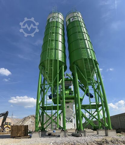 Betoonisegamistehas / betoonitehas FABO Stationary Concrete Batching Plant COMPACT-110 Concrete Batching Plant