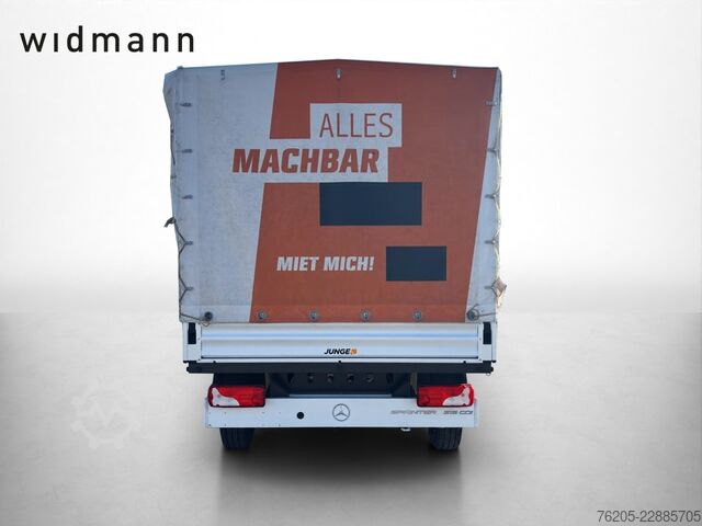 Curtain sider van Mercedes-Benz Sprinter 315 CDI Pritsche Plane KlimaA