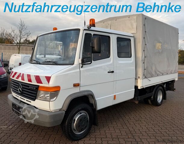 Schuifzeil bestelwagen MERCEDES-BENZ Vario 614 D DoKa PP/ DPF/ LBW 1.0t/ AHK/ Org. KM