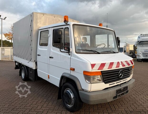 Schuifzeil bestelwagen MERCEDES-BENZ Vario 614 D DoKa PP/ DPF/ LBW 1.0t/ AHK/ Org. KM