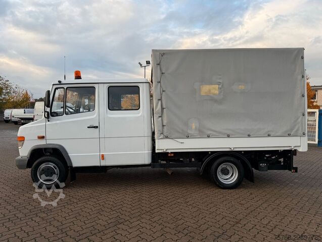 Schuifzeil bestelwagen MERCEDES-BENZ Vario 614 D DoKa PP/ DPF/ LBW 1.0t/ AHK/ Org. KM