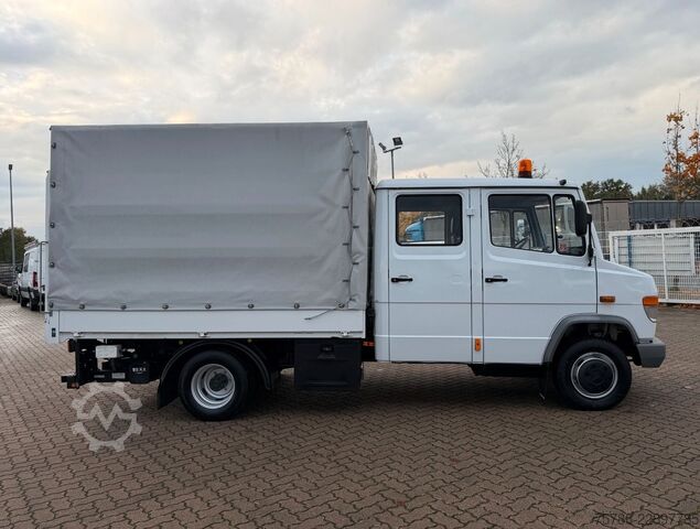 Schuifzeil bestelwagen MERCEDES-BENZ Vario 614 D DoKa PP/ DPF/ LBW 1.0t/ AHK/ Org. KM