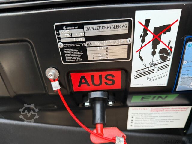 Schuifzeil bestelwagen MERCEDES-BENZ Vario 614 D DoKa PP/ DPF/ LBW 1.0t/ AHK/ Org. KM
