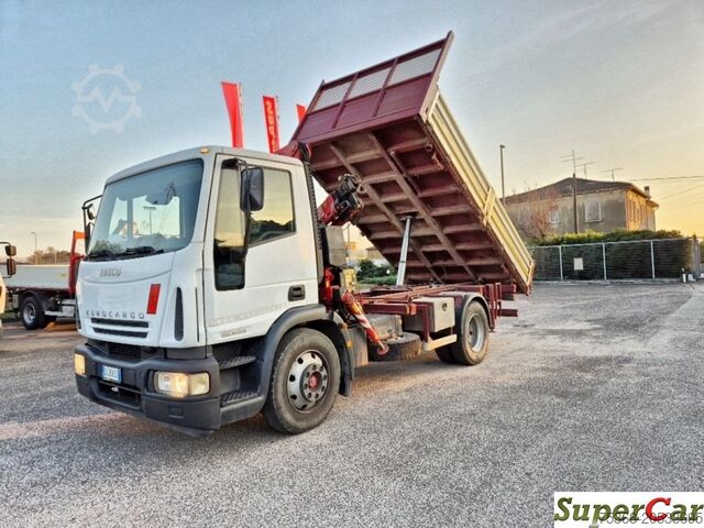 Kamion me vinç dhe kiper Iveco EUROCARGO 120E24 K