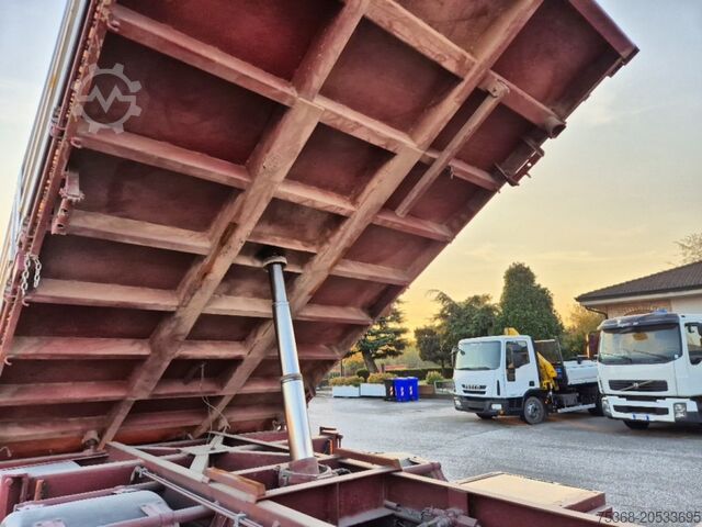 Kamion me vinç dhe kiper Iveco EUROCARGO 120E24 K