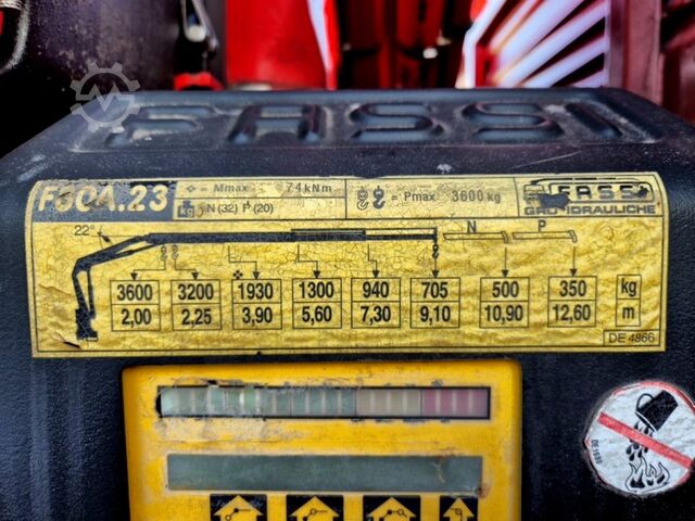 Kamion me vinç dhe kiper Iveco EUROCARGO 120E24 K